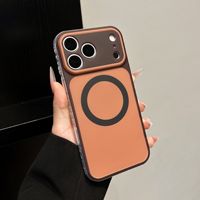 Coque de téléphone ultra-fine magnétique antidérapante en TPU mat pour iPhone 18 17 16 Pro Max