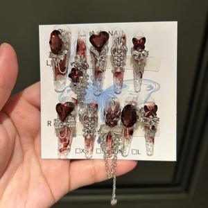 Oem Hottie Fairness-Verbeterende Nail Art Crushed Ice Pure Handgemaakte Draagbare Nagel Plastic Professionele Gebruik Volledige Cover Lijm Nieuw - Product Image 2