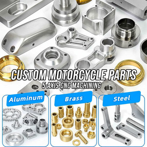 Servicio de Mecanizado CNC para Piezas Personalizadas de Motos Acuáticas/Motocicletas con Materiales de Acero Inoxidable y Aluminio - Product Image 1