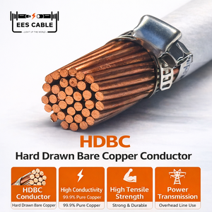 Cablette De Terre En 99.98% Cuivre 25 50 70 95mm ² HDBC BCEW Câble de mise à la terre pour mise à la terre électrique et protection contre la foudre - Product Image 1