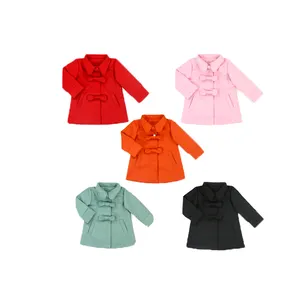 FuYu OEM ODM High Quality Comfortable Winter Crushed Velvet Girl's Coat Jacket Casual Clothing For Children