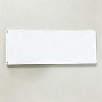 Großhandel Blanko-Blechplatten für UV-Druck Weiß Beschichtete Metallplatten mit Aufhängering für DIY Vintage Blechschilder Wanddekoration