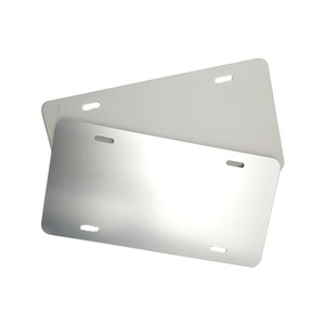 <span class=keywords><strong>Plaque</strong></span> d'<span class=keywords><strong>immatriculation</strong></span> personnalisée en aluminium 6 "* 12" Sublimation de stock avec sérigraphie - Product Image 3
