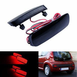 Feux arrière LED pour pare-chocs Peugeot 107 206 607 Fiat Scudo Citroën Volkswagen 12V Rouge Noir Feux arrière LY041 - Product Image 1