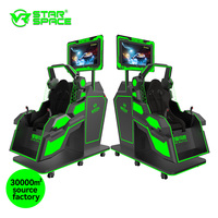 Simulateur de jeu de vol VR 360 degrés simulateur de cockpit de course sim fournisseur simulateur de vol vr jeu de réalité virtuelle