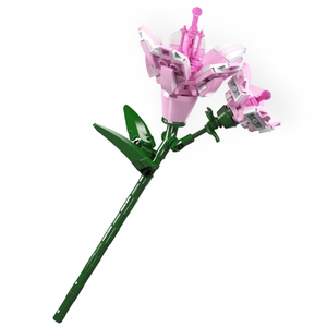 Kalıp kral için 24002 açelya Rhododendron çiçek yapı taşı oyuncak setleri 132 adet buket blokları inşaat modeli oyuncaklar - Product Image 2