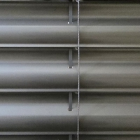 Système de ventilation de fenêtre à persiennes pliantes verticales automatiques en alliage d'aluminium GREATMEN, résistant aux ouragans et à la chaleur