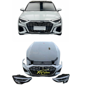 Alta calidad utilizada para <span class=keywords><strong>Audi</strong></span> A3 parachoques delantero rejilla capó faro radiador faros antiniebla con recortes para luz antiniebla parachoques de coche - Product Image 1