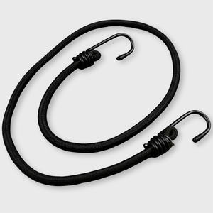TUYUE Fournisseur direct d'usine Corde élastique robuste pour moto 8mm Corde élastique en latex noir Crochet en acier Écologique Haute résistance - Product Image 1