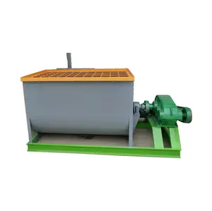 Stainless steel horizontal mixer organic fertilizer processing and compound fertilizer processing