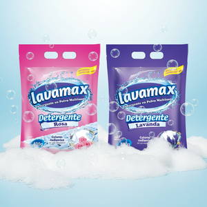 ผงซักฟอกคุณภาพสูง 400 กรัม ฟองเยอะ สีฟ้าอ่อน กำจัดคราบสกปรก คราบเหงื่อ สำหรับเวเนซุเอลา - Product Image 1