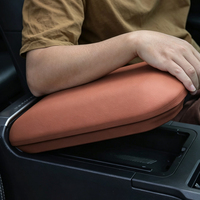 Pour Toyota Land Cruiser 250 LC250 Prado 2024-2026, housse de protection pour accoudoir de console centrale, noir et marron, accessoires intérieurs
