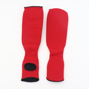 Logotipo personalizado <span class=keywords><strong>artes</strong></span> <span class=keywords><strong>marciales</strong></span> Sparring Gear tela tejido Taekwondo Protector <span class=keywords><strong>Sanda</strong></span> Wushu Karate Shin Instep Guard - Product Image 3