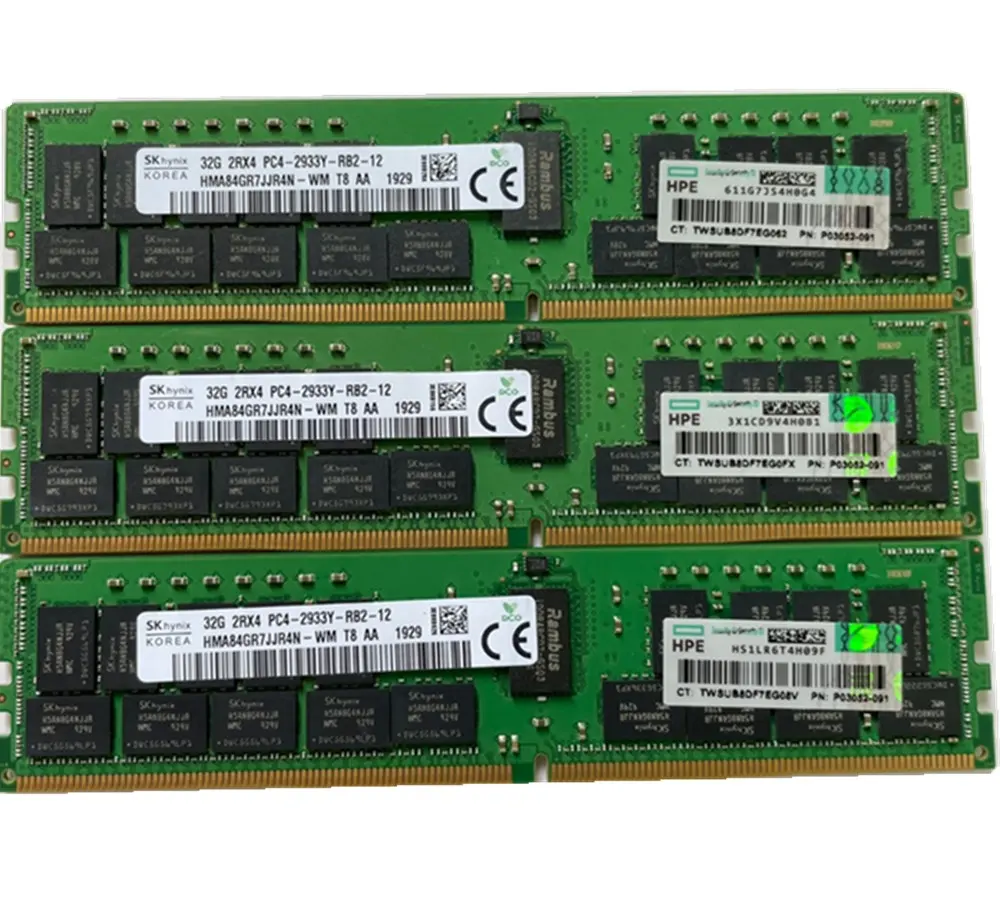 HPEサーバーG8/G9/G10用P00924-B21ホットセールオリジナルHPE 32G 2RX4 PC4-2933Y DIMM DDR4サーバーメモリRAM