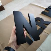 Enseignes d'entreprise personnalisées en PVC découpées au laser, logo mural plat 3D, lettres en plastique 3D, signalétique de réception pour bureau et hall d'entreprise