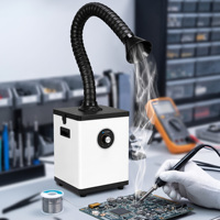 Absorbeur de fumée de soudure portable 150W, extracteur de fumée de soudure, purificateur d'air pour la réparation de circuits imprimés