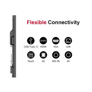 Oem cung cấp 55/65/75/86/98 inch màn hình cảm ứng LED hiển thị phẳng kỹ thuật số bảng trắng thông minh bảng tương tác - Product Image 5