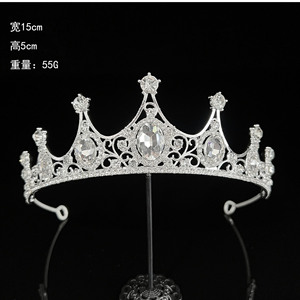 Belleworld Bán Buôn Phụ Nữ Ngọc Trai Phụ Nữ Đảng Pageant Cô Gái Rhinestone Đầu Vương Miện Vương Miện Sang Trọng Bạc Công Chúa Ánh Sáng Vương Miện Headband - Product Image 4