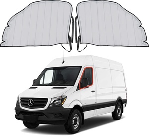 Kit <span class=keywords><strong>de</strong></span> protections <span class=keywords><strong>de</strong></span> vitres avant <span class=keywords><strong>pour</strong></span> Sprinter Passenger <span class=keywords><strong>Van</strong></span> 2007+, design OEM Threewen, gris, occultant - Product Image 6