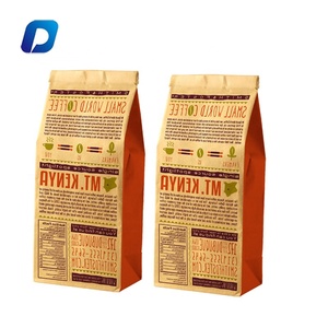 Túi đựng cà phê nhiều lớp có van để sử dụng nước giải khát có thể khóa lại Ziplock đứng lên lá khối túi đáy phẳng - Product Image 5