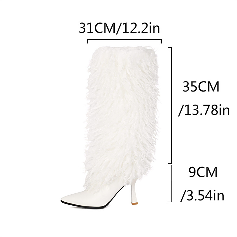 Mi-mollet blanc
