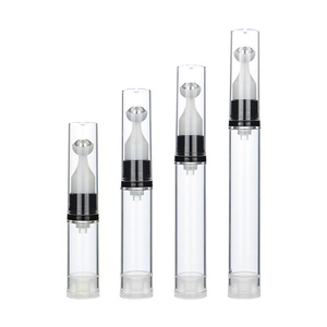 5ml 10ml 12ml 15ml Kem mắt mini nhỏ không có không khí bơm nhựa huyết thanh cuộn trên chai Kem mắt chai cho mỹ phẩm - Product Image 3
