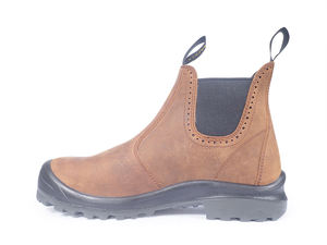 KPR CSA Aprobado Aislamiento Eléctrico Botas de Trabajo ESR 6 \ "de Ancho Chelsea Premium Cuero Zapatos de Seguridad Doble Gore Elástico Fábrica - Product Image 3