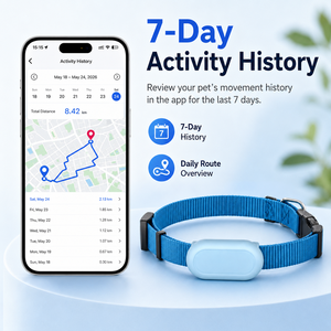 Localisateur mondial étanche, mini traceur <span class=keywords><strong>GPS</strong></span> pour chat et chien, dispositif de suivi en silicone, collier pour animaux de compagnie, compatible Apple IOS et Android <span class=keywords><strong>SmartTag</strong></span> - Product Image 5