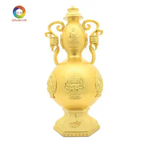 Trofee Fabrikant Ontwerpt Metalen Geschenken Handwerk Gouden Kalebassen Op Maat Gemaakte Creatieve Metalen Ornamenten