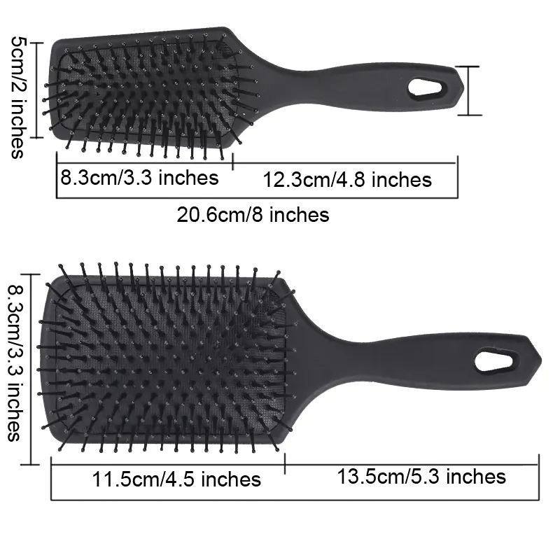 Hair Salon Tools Air Hair Brushes For Hair Care Massage Comb Wet Curly Detangle Hair Anti-static Salon Modeling Tool Round Tooth Tips