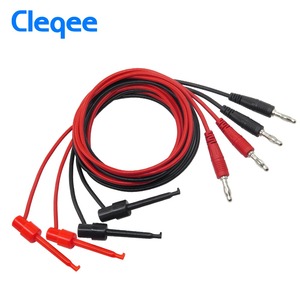 Cleqee-2 P1600D Multimeter Probe Ô Tô Probe Set IC Kiểm Tra Móc Clip Alligator Clip 4 Mét Chuối Cắm Dây Thử Nghiệm Dẫn Kit - Product Image 2