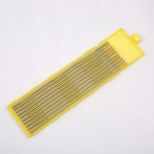 <span class=keywords><strong>Electrodo</strong></span> <span class=keywords><strong>de</strong></span> Tungsteno WL15 Tamaño 2.4/3.0mmX150/175mm para Soldadura <span class=keywords><strong>de</strong></span> Acero al Carbono, Color Dorado - Product Image 2
