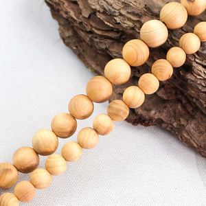 Cliff Cypress Wood <b>Beads</b> 108 Pieces Round Ethnic Style Prayer <b>Beads</b> For <b>Men</b> Women Couples Jewelry <b>Bracelet</b> - Product Image 1