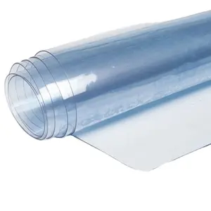 Fuxing 투명 가격 슈퍼 클리어 부드러운 유연한 비닐 필름 롤 얇은 라미네이션 시트 A4 잉크젯 인쇄 PVC 플라스틱