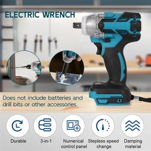 Clé électrique 520N.m Tournevis électrique sans fil sans balai Perceuse électrique 1/<span class=keywords><strong>4</strong></span> pouces Compatible pour batterie 18V - Product Image 3