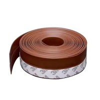 Servicio de Corte: Junta de Silicona Negra Autoadhesiva de Alta Elasticidad y Durabilidad para Puertas de Armarios, Tira Selladora para Aislamiento contra la Intemperie