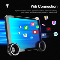 Radio de coche Android de 10 pulgadas, perilla doble, estéreo de coche de diamante, pantalla Carplay de 8 núcleos, reproductor de DVD para coche OEM ODM DSP 5G Wifi