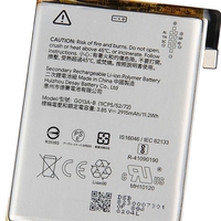 Batterie Google G013A-B 2915mAh pour téléphone reconditionné, vente en gros Pixel 3 G013B CE RoHS, qualité A en vrac
