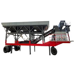 Estación de Mezcla de Tambor de 750 Litros sin Cimentación de Fábrica, Mezcladora de Ingredientes, Material Todo en Uno, Estación de Mezcla de Concreto Móvil de Ingeniería - Product Image 1