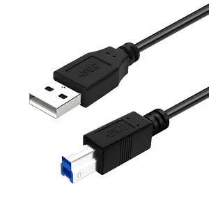 كابل طابعة Usb Usb 3.0 طباعة كابل نوع وذكر إلى B الذكور تمديد كابل لكانون إبسون طابعة Hp ملحقات الكمبيوتر