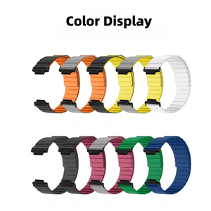 Bracelet magnétique amélioré pour montre connectée <span class=keywords><strong>Garmin</strong></span> <span class=keywords><strong>235</strong></span>, à libération rapide, en silicone étanche, réglable, léger, bracelet de sport pour hommes - Product Image 3
