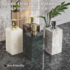 Marble Look Resin <b>Bathroom</b> <b>Accessory</b> <b>Set</b> Soap Dispenser and Soap Dish Countertop Organizer Modern <b>Bathroom</b> Supplies - Product Image 2