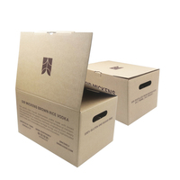 Cartons d'emballage en papier kraft personnalisés Boîtes d'emballage en carton ondulé pour vêtements
