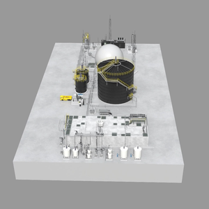 Planta de Biogás de Digestión Anaeróbica de 1000 Metros Cúbicos para Tratamiento de Aguas Residuales y Generación de Energía, Diseño e Ingeniería de Construcción - Product Image 3