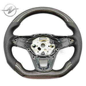 Volant en cuir adapté à Volkswagen <span class=keywords><strong>Golf</strong></span> 8 MK8 POLO <span class=keywords><strong>GOLF</strong></span> <span class=keywords><strong>7</strong></span> GTI <span class=keywords><strong>R</strong></span>-<span class=keywords><strong>line</strong></span> MK7 MK6 Passat CC GTS Scirocco JETTA GTD GTE GLI - Product Image 2