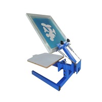 Nueva Impresora de Serigrafía Manual para Camisetas - Un Solo Color - Área de Impresión de 450x550 mm - Banco de Trabajo de 1 Estación para Ropa