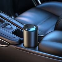 Diffuseur de parfum de luxe en métal avec éclairage d'ambiance, diffuseur d'huiles essentielles électrique pour voiture à piles