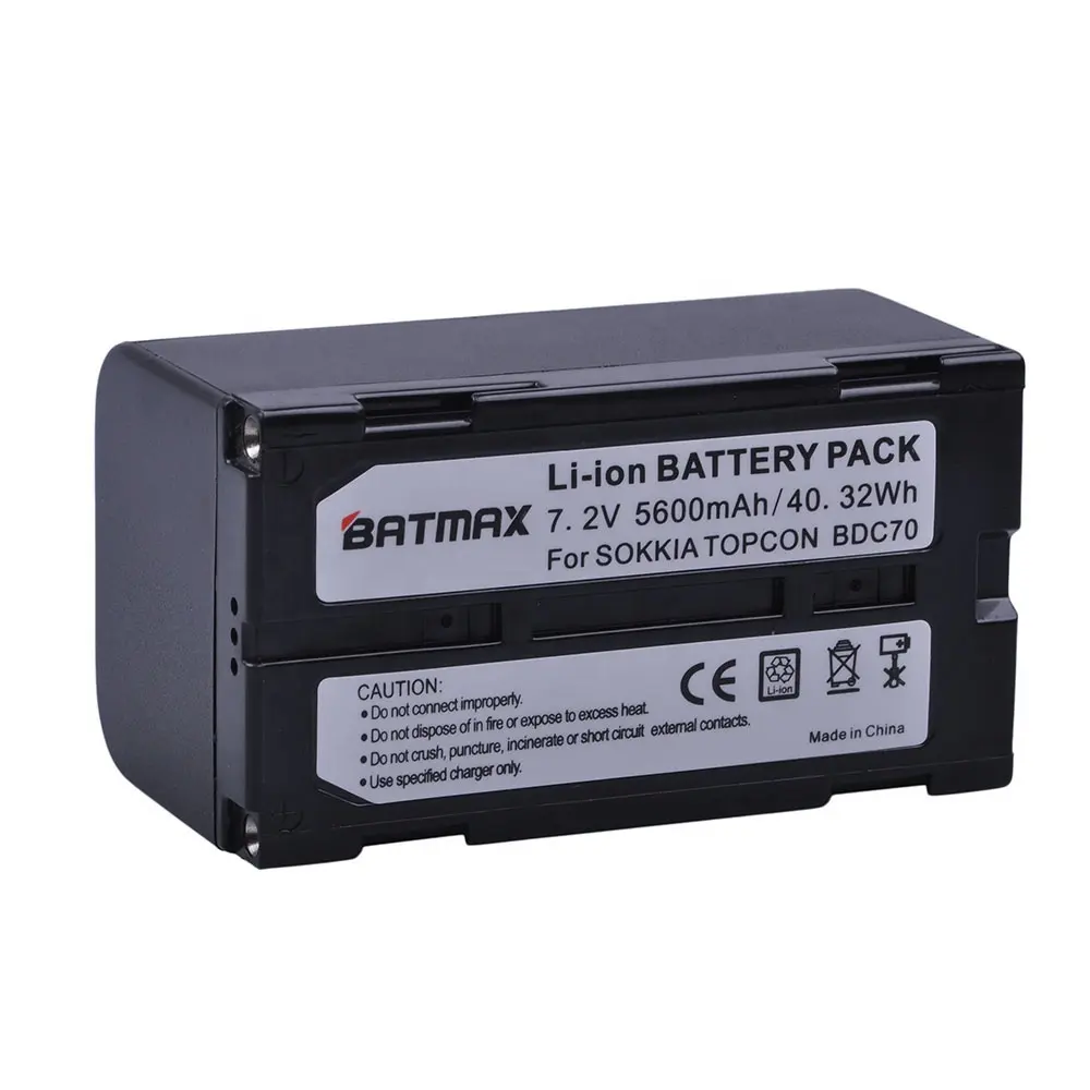 Перезаряжаемые аккумуляторы BATMAX 7,2 в 5600 мАч BDC70 akku для Topcon для Sokkia для роботизированных станций и для приемника GNSS