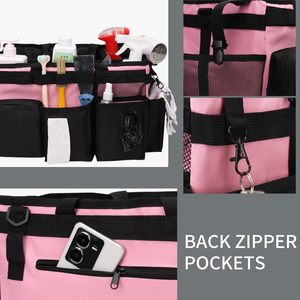 Suministros de muestra gratis para limpieza de lavado de coches y limpieza de productos de limpieza bolsa organizadora rodante con asas - Product Image 3