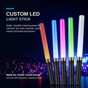 Custom Adjustable Romance Theme Kpop LED <b>Light</b> Stick Concert Fans Cheering APP Control <b>DMX</b> RGB GLODD ABS+PVC - Product Image 5